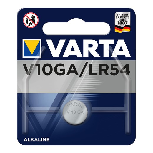 Bateria Varta v10 ga 1.5v lr54 lr1130 blister 1 unidade