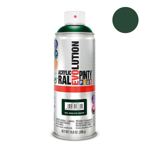 Pintura en spray pintyplus evolution 520cc ral 6009 verde abeto