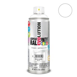 Pintura en spray pintyplus evolution water-based  520cc imprimación blanco iw101