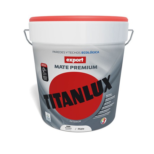 Pintura Vinílica Lavable Export Blanco Decoración  15l Titanlux F31110015