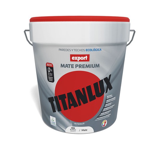 Pintura Vinílica Lavable Export Blanco Decoración  4l Titanlux F31110004