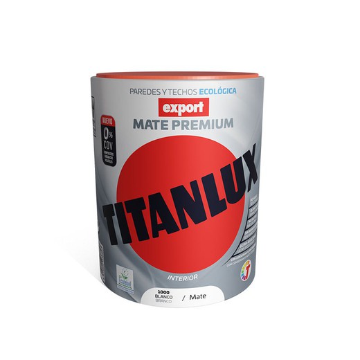 Pintura Vinílica Lavable Export Blanco Decoración  750ml Titanlux F31110034