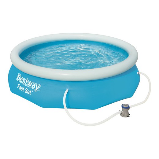 Piscine Ø305x76cm 3.200l Avec Station d'épuration Bestway