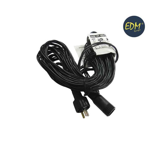 Prolongacion cable 5m para guirnalda o cortina easy-connect (interior-exterior) edm