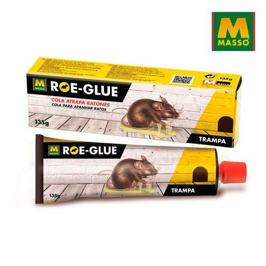 Raticida roe-glue 135gr. Massó