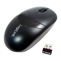 Souris sans fil 2,4 Ghz, 3 boutons, noire Logilink