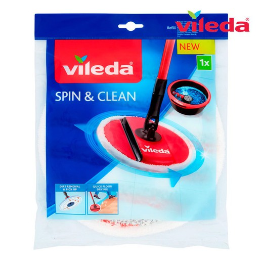 Recambio fregona giratoria spin & clean vileda