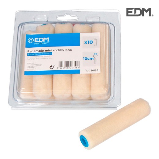 Rolo de mini lã sobressalente 110mm 10pcs edm