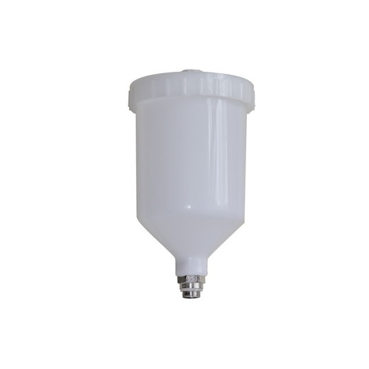 Bidon plastique 600 cc pour p400 p433p ø13.74mm mâle