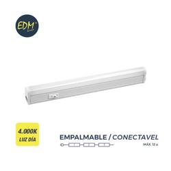 Regleta electronica led 13w 1050 lumens 86cm 4.000k luz dia edm