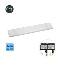 Regleta electronica led 25w 61cm 6.400k luz fria 2200 lumens edm