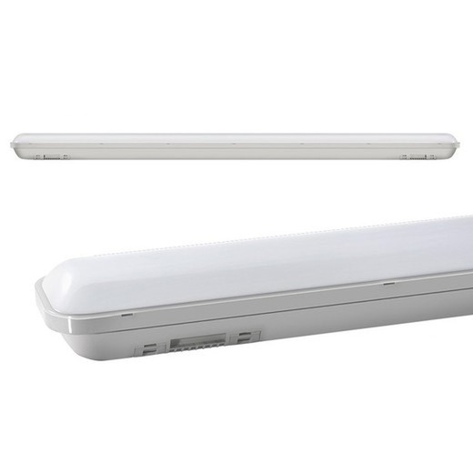 Regleta estanca led ip65 18w 1500 lumens 6.500k luz fria edm