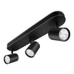 Regleta Led 3 Elementos Wiz 3x5w Rgb 1035 Lm Color Negro