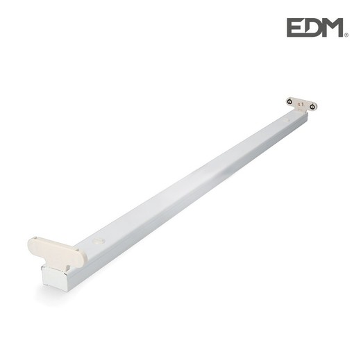 Regleta para 2 tubos led de 18w (eq 2x36w) 123cm - edm