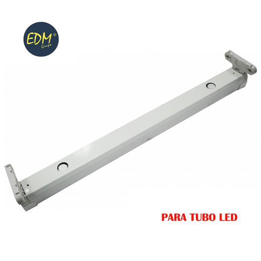 Regleta para 2 tubos led de 9w ( eq 2x18w) 61cm - edm