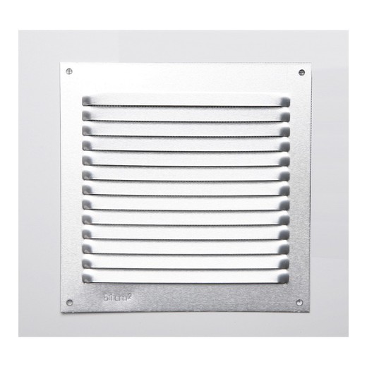 Grille sans aluminium 0.6 bord naturel 150x150mm