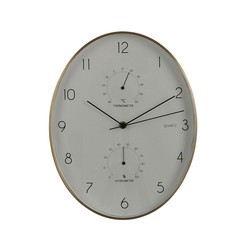 Reloj de pared andy color blanco ø 35x4.5 cm