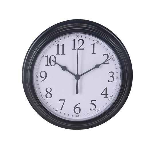 Horloge décorative en plastique ø22.5x4.3cm