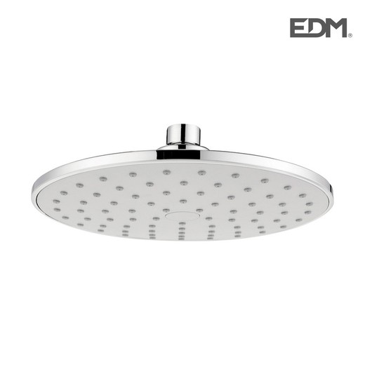 Pommeau de douche - rond - chrome - edm