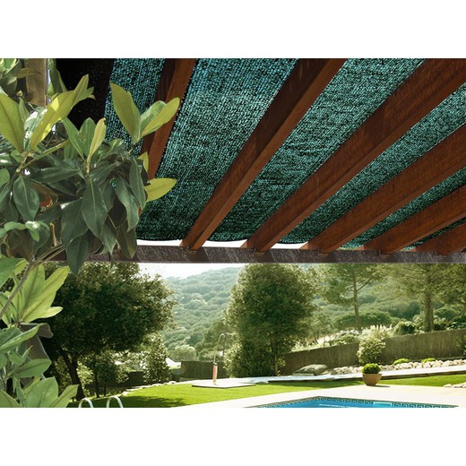 Rollo de malla sombreadora. Color verde 70% 3x4m