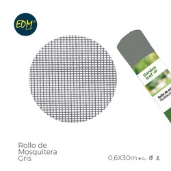 Rollo mosquitera gris 0,60x30mts