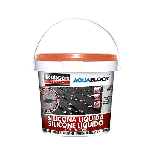 Rubson silicone liquide aquablock 1kg tuile