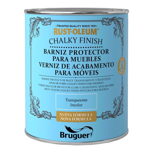 Rust-oleum chalky finish barniz para muebles 0,75l 5586556 bruguer