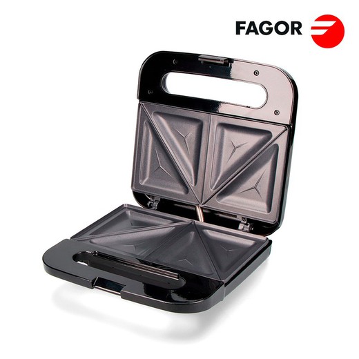 Sandwichera easygrill 750w fagor 26x25,5x10,6cm