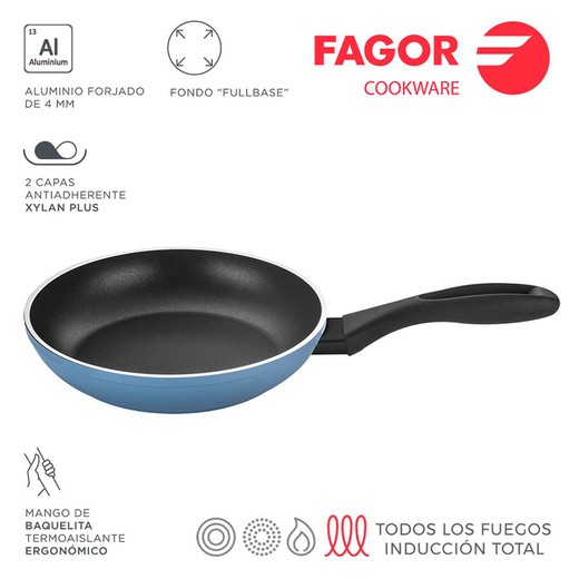 Maxima pan ø20cm azul alumínio 3004 fagor