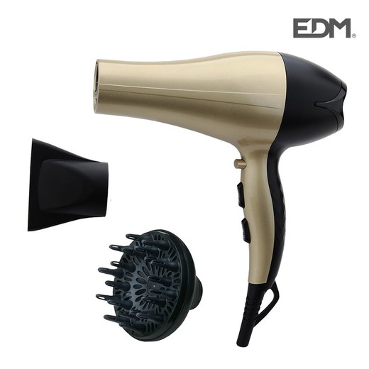 Secador de cabelo com difusor iônico - 1.900-2.300w - edm