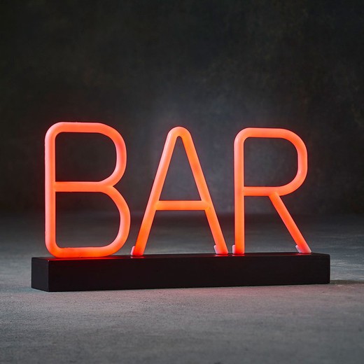 Sinal de barra de luz neon - pub