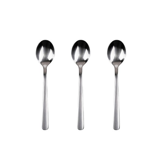 Set 3 Unid. Cucharilla Acero Inox. Reciclado Brillo Earth Sg7778 San Ignacio