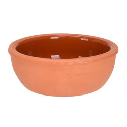 Set 4 cuencos para aperitivos de barro color terracota 150ml ø10,4x4,2cm