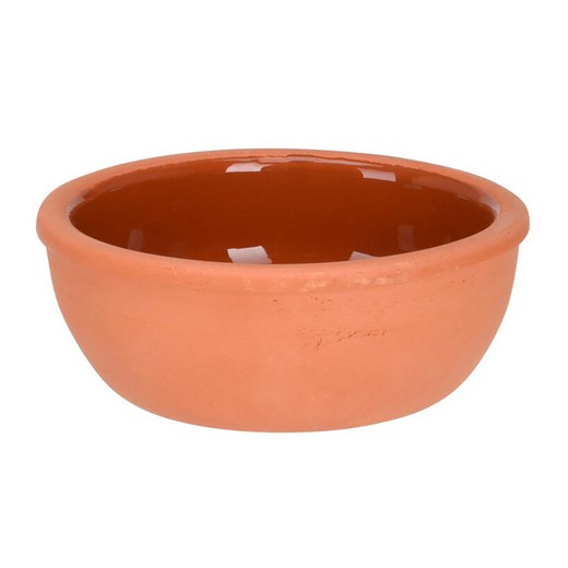 Set 4 cuencos para aperitivos de barro color terracota 150ml ø10,4x4,2cm