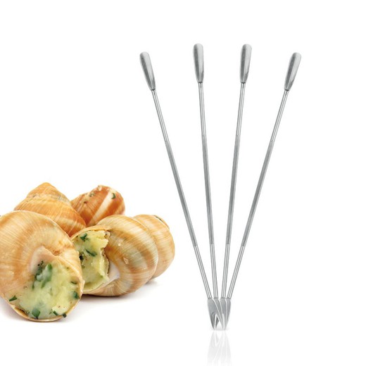 Set 4 pinchos marisco 18cm metaltex