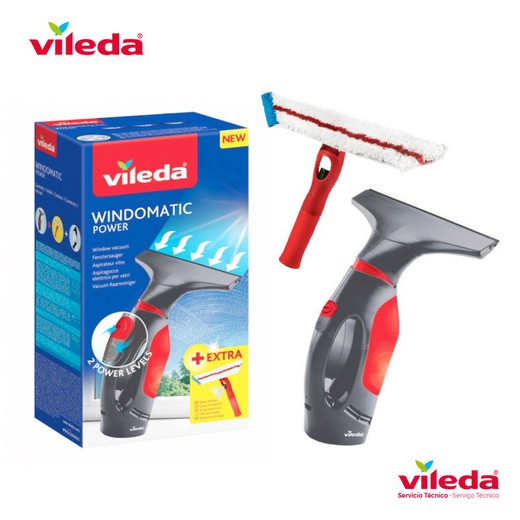 Set aspirador de ventanas windowmatic power 155723 vileda