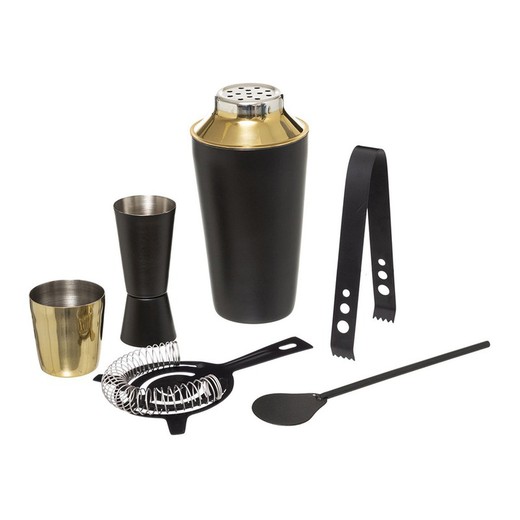 Set coctel 6 piezas col.'PARTY Gold'