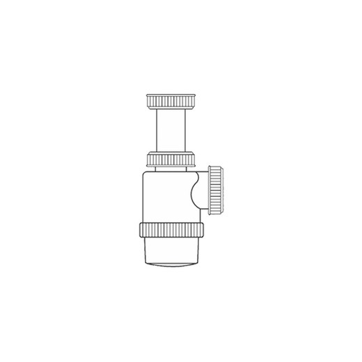 Sifão de garrafa extensível - 1 "1/2"