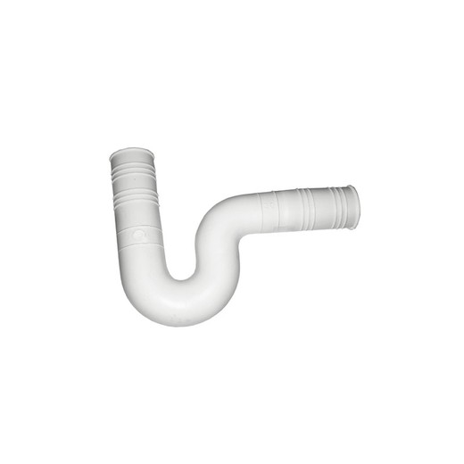 Siphon flexible ouvert - ø30x30mm