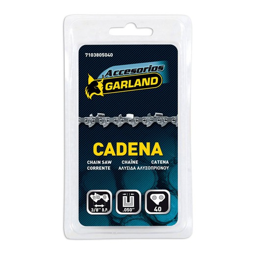 S.of. Cadena motosierra 3/8 b.p 10" 40 e 7103805040 garland