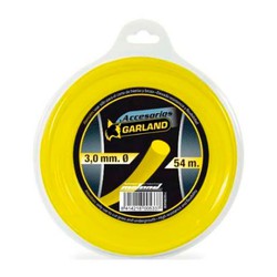 S.of. Hilo dispensador para desbrozadora 54m ø3,0mm redondo 71023r5430 garland