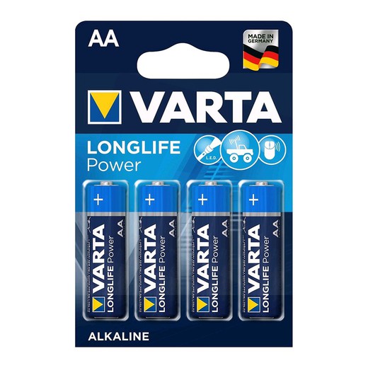 S.de. Pile alcaline Varta lr6 aa (blister 4 piles)