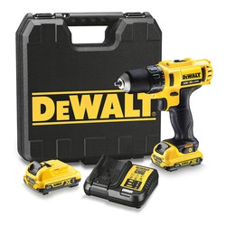 S.of. Taladro atornillador xr 10,8v 10mm 2 baterias y maletin dcd710d2-qw dewalt