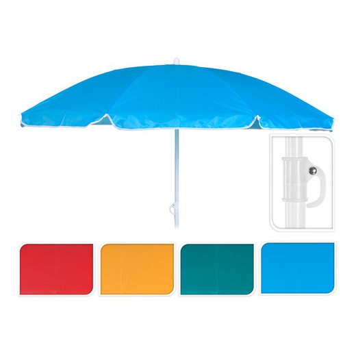 Parasol de Plage Ø152cm Couleurs Assorties