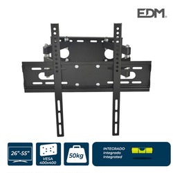 Soporte plasma/lcd/led de 26-55 pulgadas 50kg max vesa 400x400mm edm