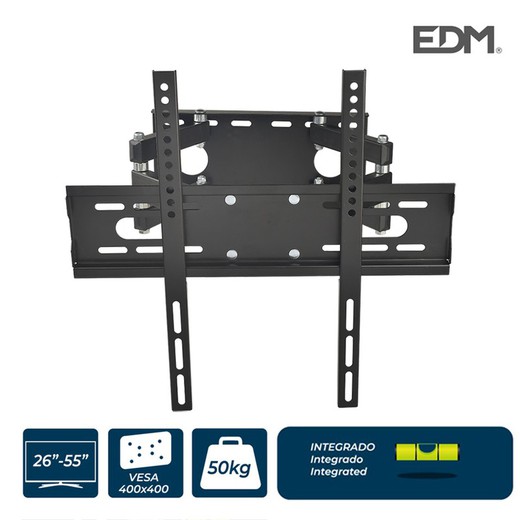 26-55 pouces plasma/lcd/support led 50kg max vesa 400x400mm edm