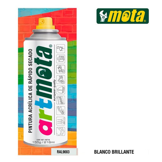 Spray blanc brillant ral9003 216ml speck