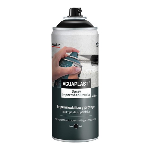 Spray impermeabilizacion negro 400ml beissier