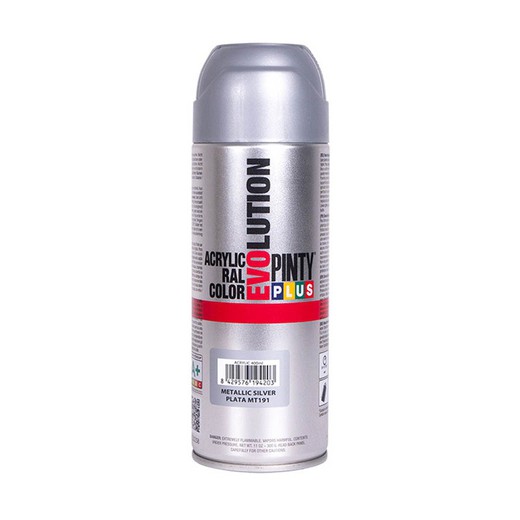 Spray metalizado gris 400ml