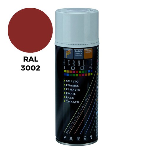 Spray ral 3002 rouge carmin 400ml